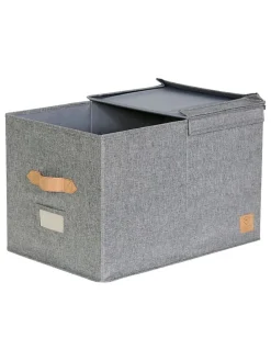 Ordnungsbox "Premium" in Grau - (B)33 x (H)50 x (T)32 cm