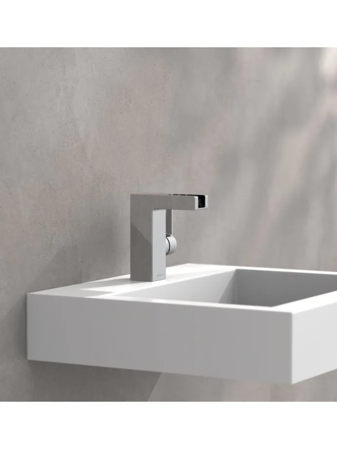 ORINOCO LED Waschtischarmatur, Chrom, mit Schwallauslauf