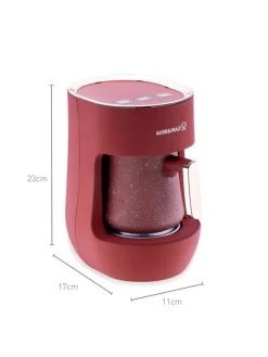 Otantik Kaffeemaschine 700W ideal für türkischen Kaffee & heiße Milch in Rosa