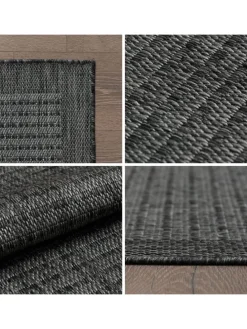 Outdoor Teppich GIZA Schwarz