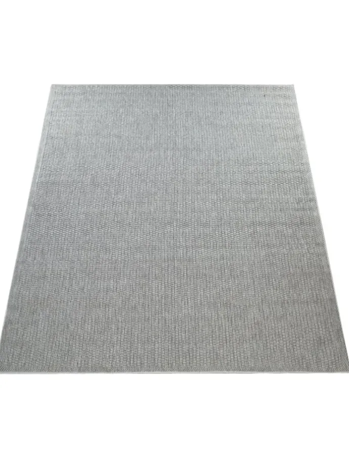 Outdoor Teppich Natur Balkon, Terrasse in Grau