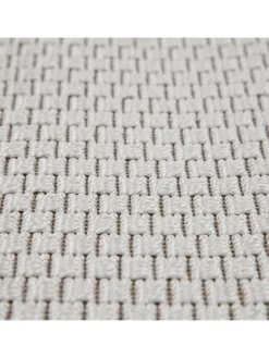 Outdoor Teppich Natur Balkon, Terrasse in Elfenbein