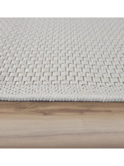 Outdoor Teppich Natur Balkon, Terrasse in Elfenbein