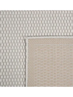 Outdoor Teppich Natur Balkon, Terrasse in Elfenbein