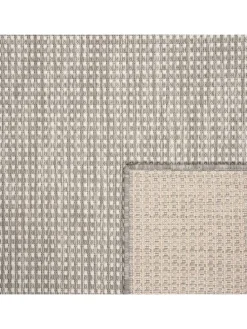 Outdoor Teppich Natur Balkon, Terrasse in Grau