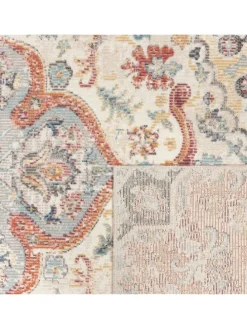 Outdoor Teppich Orientalisch Vintage Balkon, Terrasse in Grau