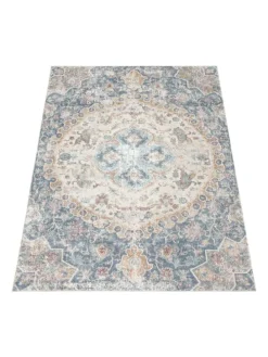 Outdoor Teppich Orientalisch Vintage Balkon, Terrasse in Blau