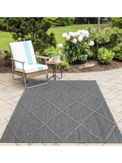 Outdoor Teppich PATARA Grau
