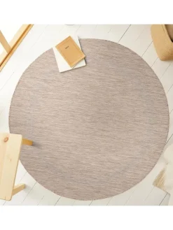 Outdoor Teppich RELAX Beige Rund