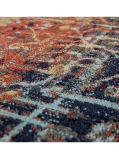 Outdoor Teppich Vintage-Muster Balkon, Terrasse schmutzabweisend in Mehrfarbig