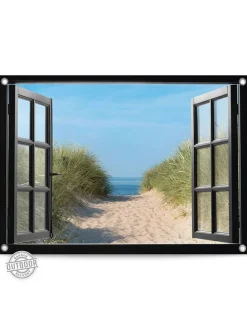 Outdoor-Kunstdruck "Beach View"