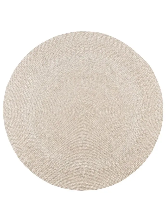 Outdoor-Teppich in Beige - Ø 180 cm