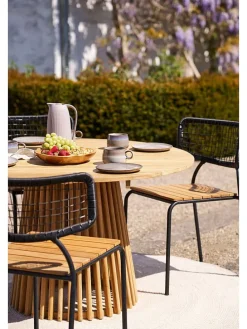 Outdoor-Teppich in Beige - Ø 180 cm