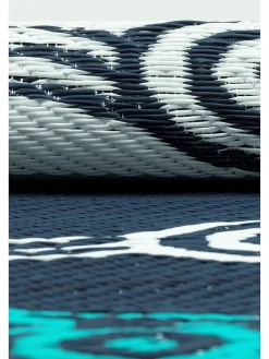 Outdoor-Teppich in Dunkelblau/ Türkis