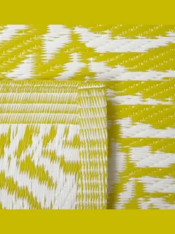 Outdoorteppich KOTA in Gelb/Weiß - (W) 120 x (H) 0.5 x (L) 180 cm