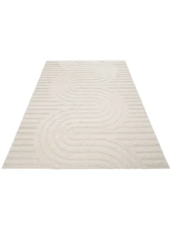 Outdoorteppich Miles in creme beige