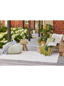 Outdoorteppich Miles in creme beige
