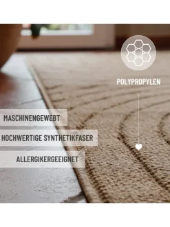 Outdoorteppich Monoq in natur