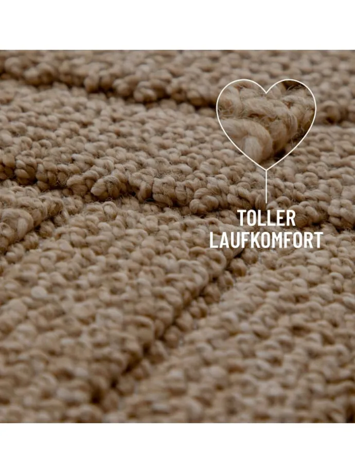 Outdoorteppich Monoq in natur