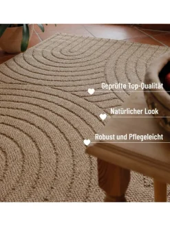 Outdoorteppich Monoq in natur