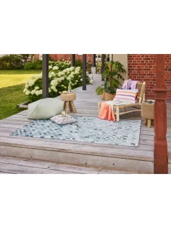 Outdoorteppich Pacific in blau, türkis