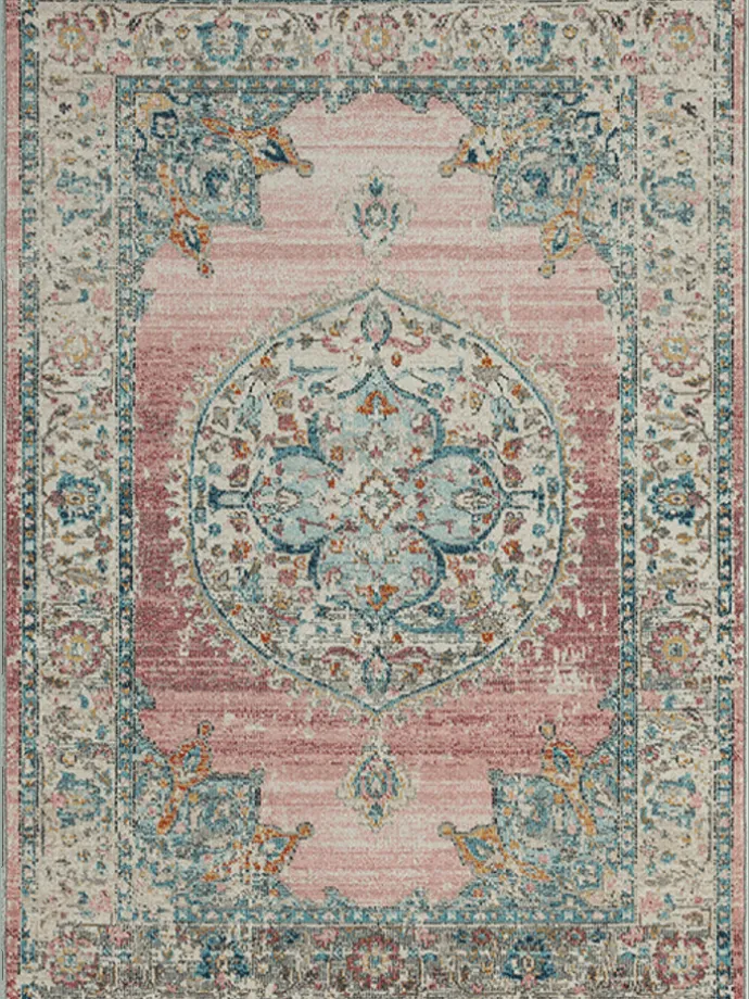 Outdoorteppich Palma A in Rosa