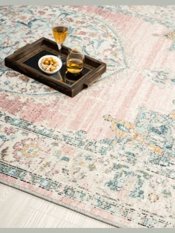 Outdoorteppich Palma A in Rosa