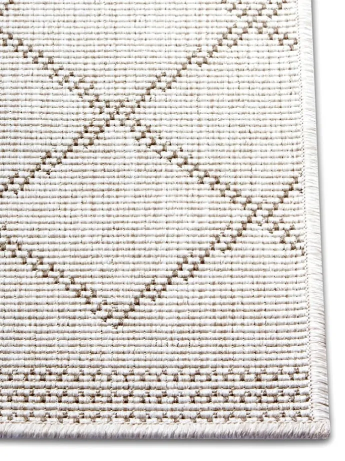 Outdoor-Wendeteppich "Corsica" in Creme/ Hellbraun