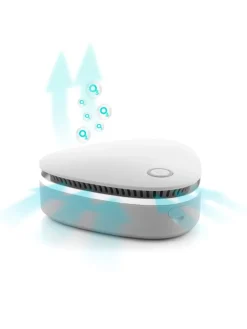 Ozon-Generator in Weiß - (B)12 x (H)11,4 x (T)4 cm