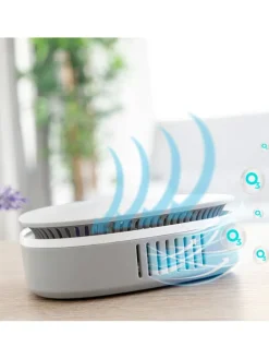 Ozon-Generator in Weiß - (B)12 x (H)11,4 x (T)4 cm