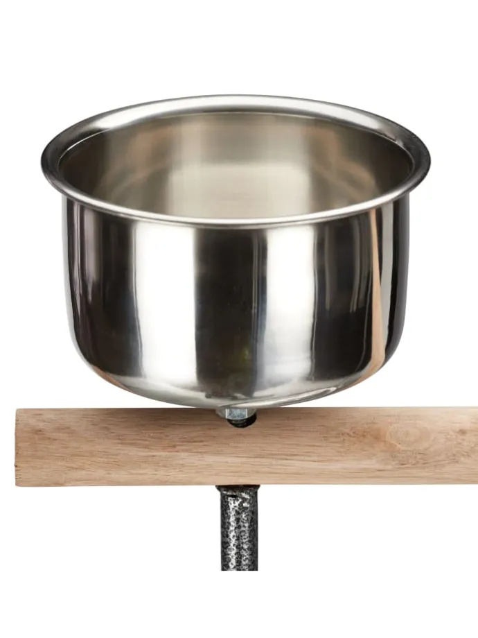 Papageien Freisitz in Silber