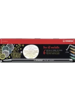 Papeterie/PBS - Premium Metallic-Filzstift - STABILO Pen 68 metallic - 6er Meta