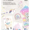 Papier-Bastelset "Cute Rainbow" in Bunt