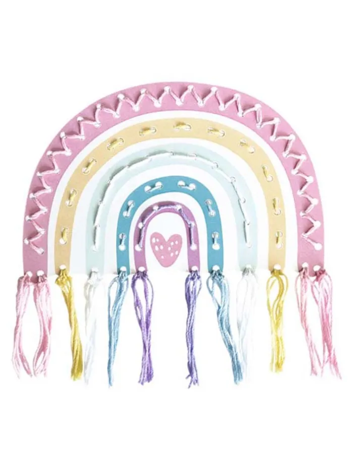 Papier-Bastelset "Cute Rainbow" in Bunt