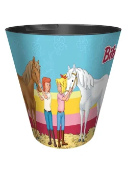 Papierkorb Bibi und Tina in Blau - 10 Liter