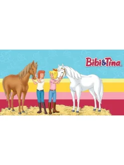 Papierkorb Bibi und Tina in Blau - 10 Liter