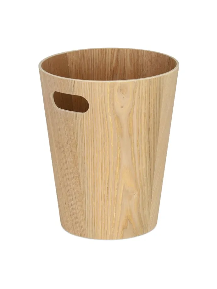 Papierkorb "Holz" in Natur - 7,5 L