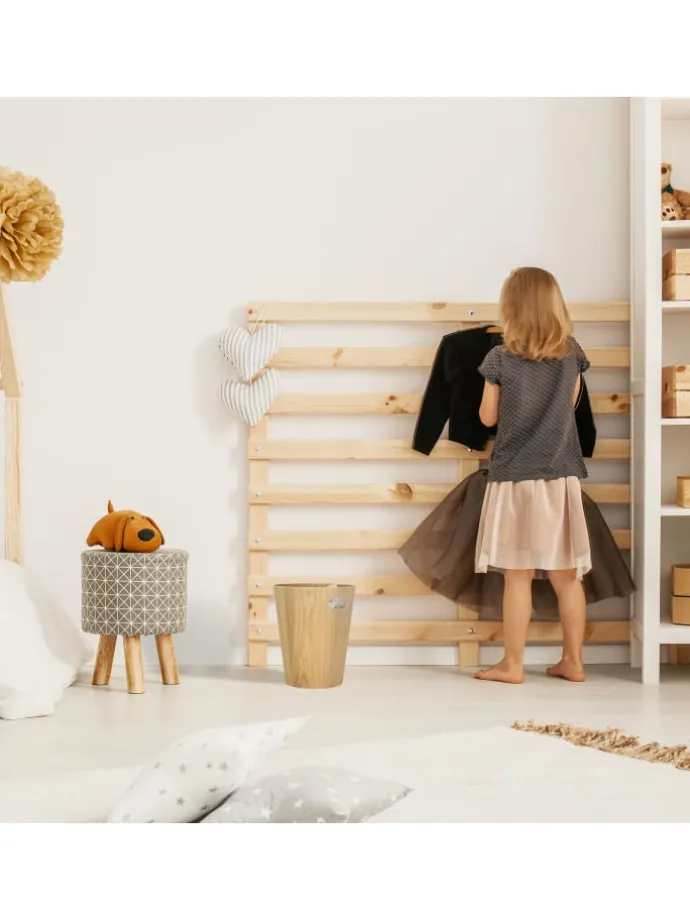 Papierkorb "Holz" in Natur - 7,5 L