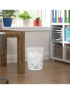 Papierkorb in Weiß - Ø 29,5 cm