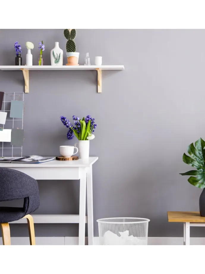 Papierkorb in Weiß - Ø 29,5 cm