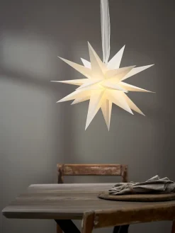 Papierstern "December" in Weiß - Ø 35 cm