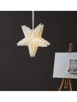 Papierstern in Weiß - Ø 50 cm