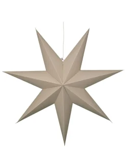 Papierstern "Plain" in Beige - Ø 90 cm