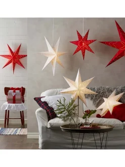 Papierstern "Sensy Star 70" in Creme - Ø 70 cm