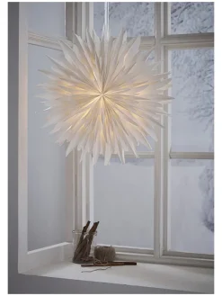 Papierstern "Winter" in Weiß - Ø 60 cm