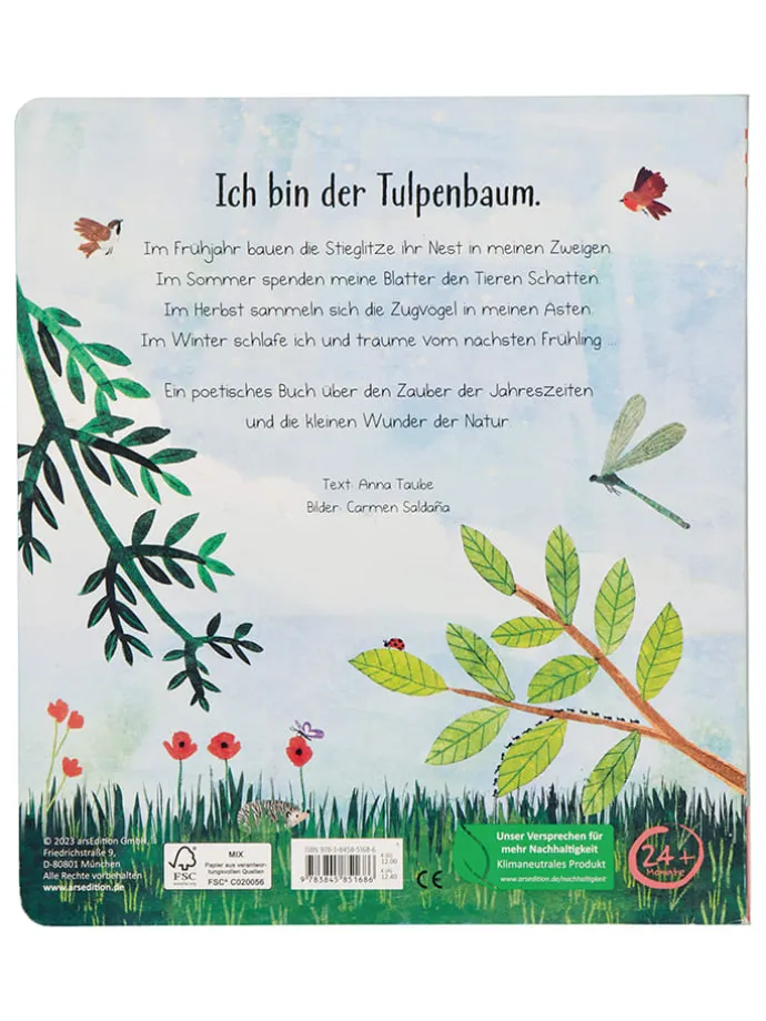 Papp-Bilderbuch "Das Nest in meinen Zweigen"