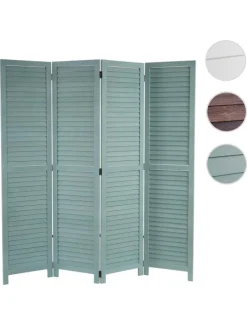 Paravant C30 im Shabby-Look, Grün