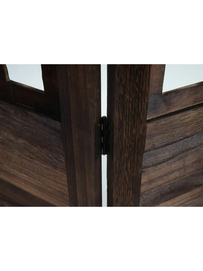 Paravant Izmir mit Ornamente, 170x241x2cm, braun