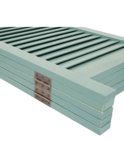 Paravent C30 im Shabby-Look, Grün