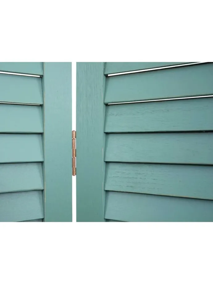 Paravent C30 im Shabby-Look, Grün